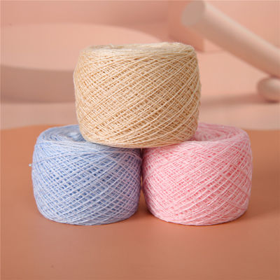 Washable Lightweight Spun Dyed Yarn , Moistureproof Handspun Cotton Yarn