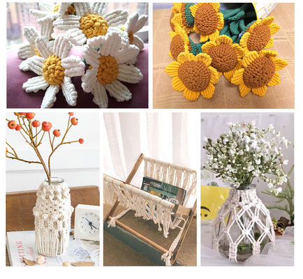 Moistureproof Invisible Knot Yarn Anti Pilling Recyclable For Weaving